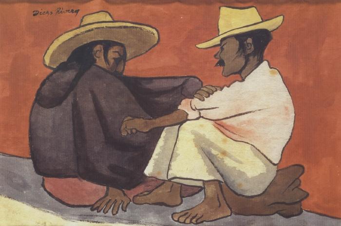 Diego Rivera Pareja Indigena